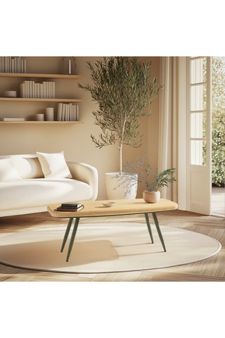 Table basse en pin - 100 x 38 x 40 cm