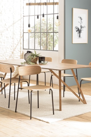 2 chaises Ecolier - 47 x 77,5 x 50,5 cm