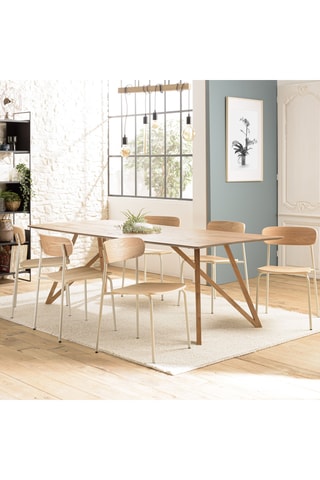2 chaises Ecolier - 47 x 77,5 x 50,5 cm