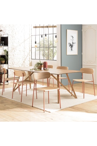 2 chaises Ecolier - 47 x 77,5 x 50,5 cm