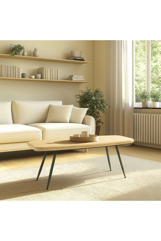 Table basse en pin - 120 x 45 x 48 cm