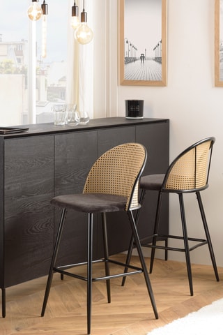 2 tabourets d’ilot - 48 x 92,5 x 53 cm