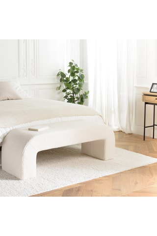 Banc - Ecru - En polyester