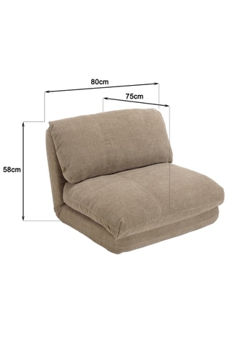 Chauffeuse multi-position - Taupe - 1 place