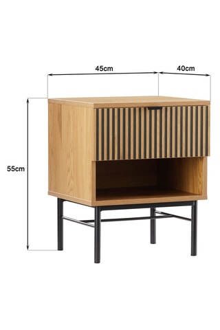Table de chevet Scott - 45 x 55 x 40 cm