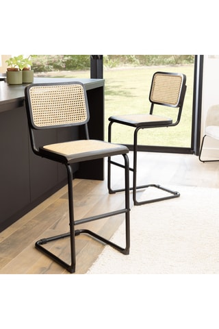 2 tabourets d'ilot Pierre - 41 x 51 x 102 cm