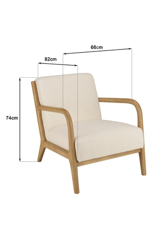 Fauteuil Pierre - Ecru