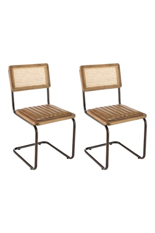 2 chaises Marcel - 44 x 89 x 53,5 / 44 x 89 x 53 cm