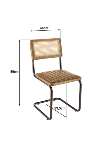 2 chaises Marcel - 44 x 89 x 53,5 / 44 x 89 x 53 cm
