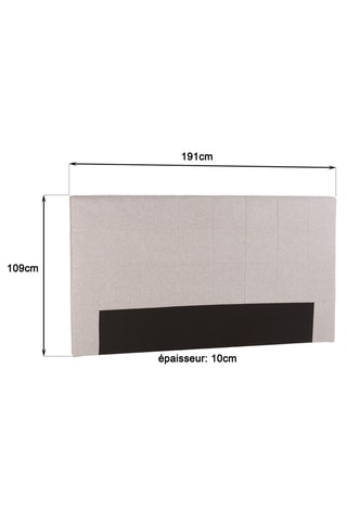 Tête de lit en pin Arthur - 191 x 10 x 109 cm