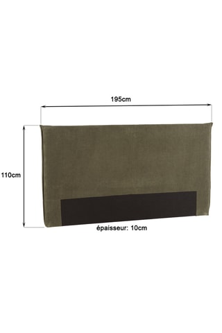 Tête de lit en pin Arthur - 195 x 110 x 10 cm