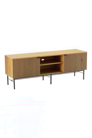 Meuble TV 2 portes Scott - 150 x 40 x 55 cm