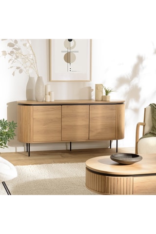 Buffet 3 portes Ethan - 160 x 76 x 40 cm