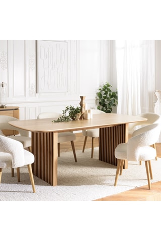 Table à manger en chêne L200 Décor - 200 x 75 x 95 cm