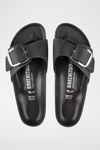 Mules en cuir Madrid  Noir