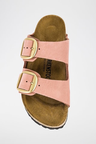 Sandales en nubuck Arizona Vieux rose