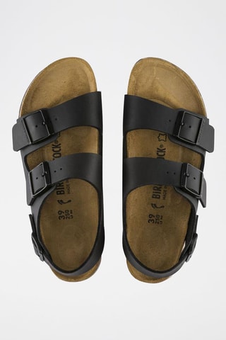 Sandales en nubuck Milano Noir