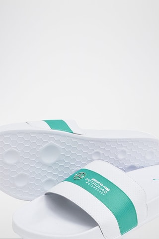 Claquettes AMG Mercedes Blanc et vert