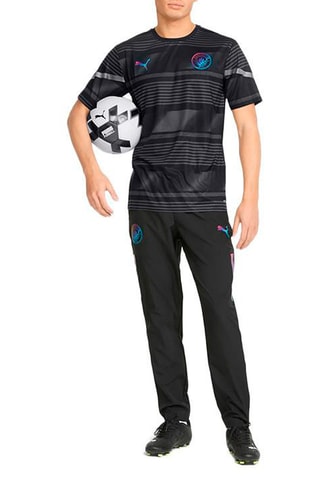 T-shirt Manchester City Prematch 
Noir