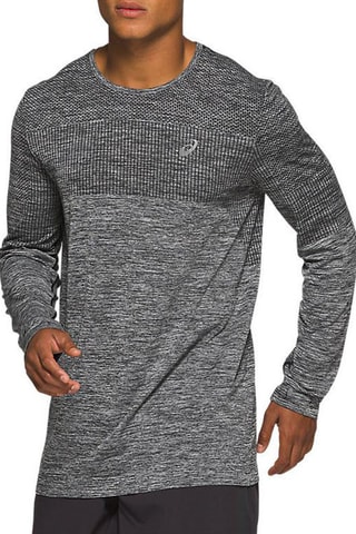 T-shirt Race Seamless Gris