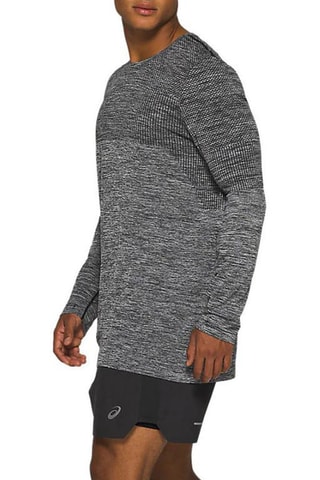 T-shirt Race Seamless Gris
