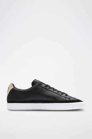Sneakers en cuir Trim Block Noir