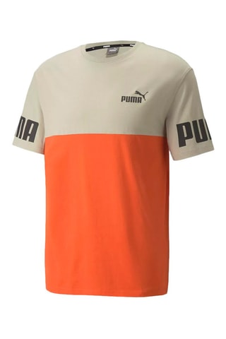 T-shirt FD Power Beige et orange