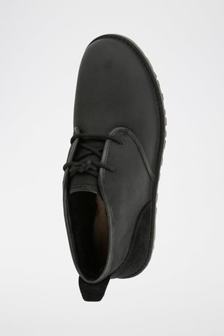 Derbys montants Maksim en cuir Noir