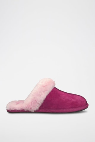 Chaussons en nubuck Scuffette II Fuchsia