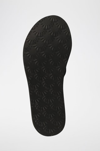 Tongs en cuir Poppy Noir