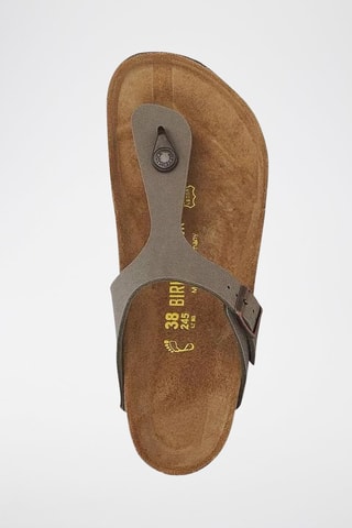Tongs en nubuck Gizeh - Taupe