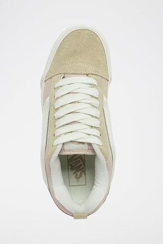 Tennis plateformes Skool Stack - Beige et rose