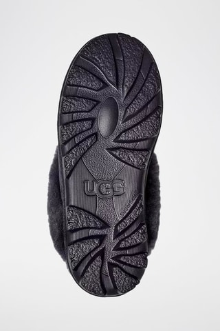 Chaussons fourrés en nubuck Coquette - Bleu nuit