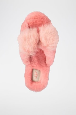 Chaussons en fourrure de mouton Mirabelle - Rose