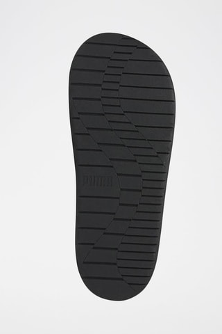 Sandales Softride Slide Massage 
Noir et blanc