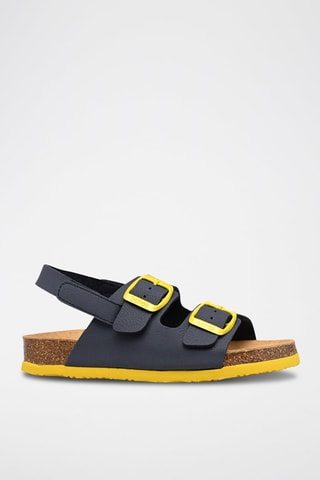Sandales Turtle Noir et jaune