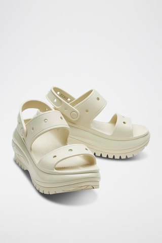 Sandales compensées Mega Crush - Ecru