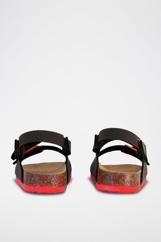 Sandales Turtle Noir et rouge