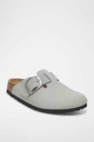 Sabots en nubuck Boston - Bleu