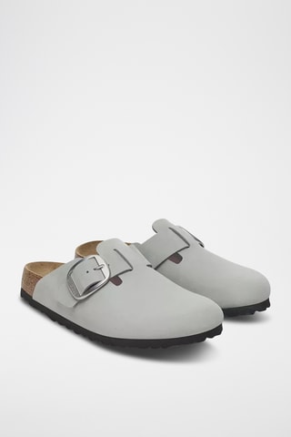 Sabots en nubuck Boston - Bleu