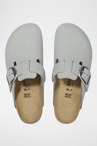 Sabots en nubuck Boston - Bleu