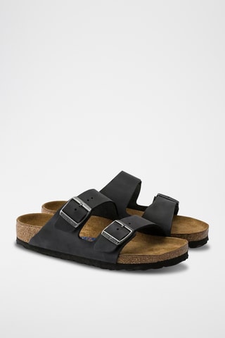 Mules en cuir Arizona - Noir