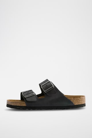 Mules en cuir Arizona - Noir