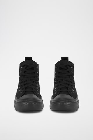Sneakers montantes plateformes Chuck Taylor All Star - Noir