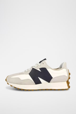 Sneakers en cuir 327 - Gris et bleu marine