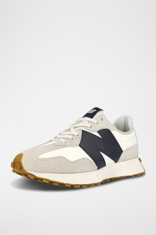 Sneakers en cuir 327 - Gris et bleu marine