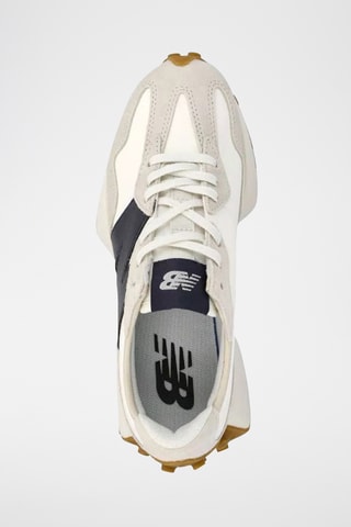 Sneakers en cuir 327 - Gris et bleu marine