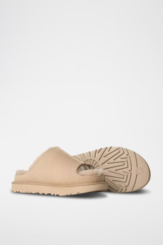 Mules fourrées Greenport en cuir de mouton - Sable