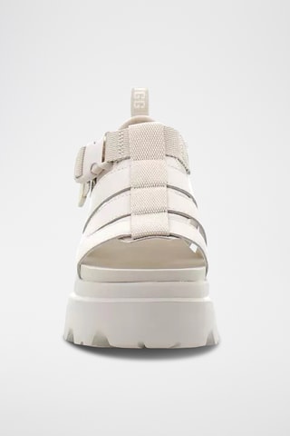 Sandales en nubuck Cora - Blanc