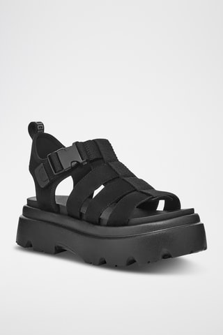 Sandales en nubuck Cora - Noir